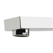 ALFI brand AB2322-PC Gray Metal Tub Filler and Square Hand Held Shower Head