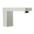 ALFI brand AB2322-PC Gray Metal Tub Filler and Square Hand Held Shower Head