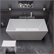 ALFI brand AB2464-PC Polished Chrome 3 Hole Tub Filler & Shower Head