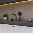 ALFI brand AB2703-PC Deck Mounted Tub Filler and Round Hand Held Shower Head