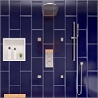 ALFI brand AB7606-BN Nickel Sliding Rail Hand Held Shower Head Set with Hose