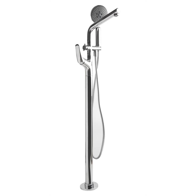 ALFI brand AB2758-PC Tub Filler + Mixer /w additional Hand Held Shower Head
