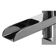 ALFI brand AB2843-PC Chrome Single Hole Floor Mounted Waterfall Tub Filler