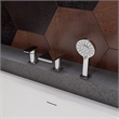 ALFI brand AB2879-PC Chrome Deck Mounted Tub Filler with Hand Held Showerhead