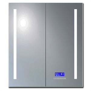 ALFI brand ABMC2630BT 26&quot x 30&quot Double Door LED Light Bluetooth Medicine Cabinet