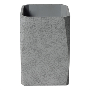 ALFI brand ABCO1045 12&quot x 8&quot Metal Gray Matte Waste Bin for Bathrooms