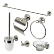 ALFI brand AB9513-BN Brushed Nickel 6 Piece Matching Bathroom Accessory Set