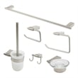ALFI brand AB9515-BN Brushed Nickel 6 Piece Matching Bathroom Accessory Set