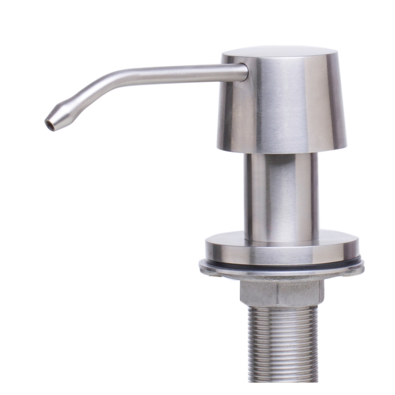 ALFI brand AB5004-BSS Solid Brushed Stainless Steel Modern Soap Dispenser