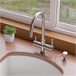 ALFI brand AB5004-BSS Solid Brushed Stainless Steel Modern Soap Dispenser