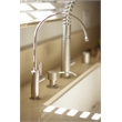 ALFI brand AB5004-BSS Solid Brushed Stainless Steel Modern Soap Dispenser