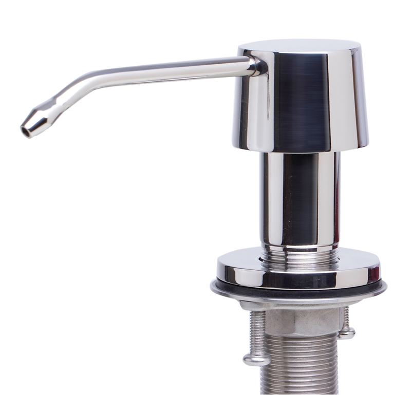ALFI brand AB5004-PSS Solid Polished Stainless Steel Modern Soap Dispenser