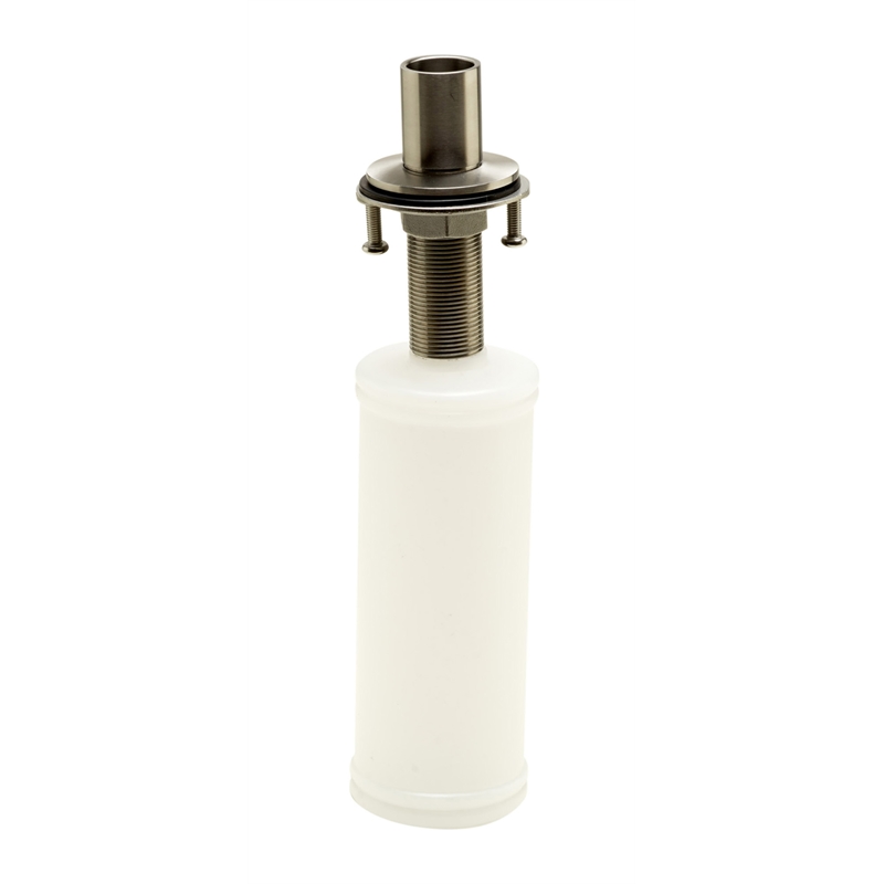 ALFI brand AB5006-BSS Modern Round Brushed Stainless Steel Soap Dispenser
