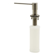ALFI brand AB5006-BSS Modern Round Brushed Stainless Steel Soap Dispenser