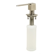 ALFI brand AB5007-BSS Modern Square Brushed Stainless Steel Soap Dispenser