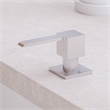 ALFI brand AB5007-BSS Modern Square Brushed Stainless Steel Soap Dispenser