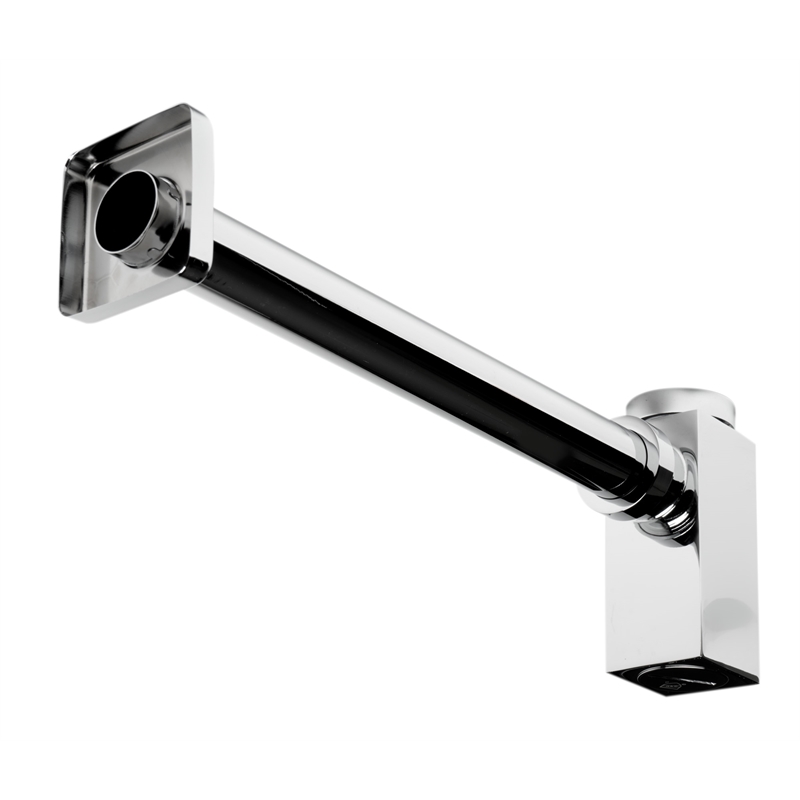 ALFI brand AB9026-PC Chrome Solid Brass Square Modern Decorative Bottle P-Trap