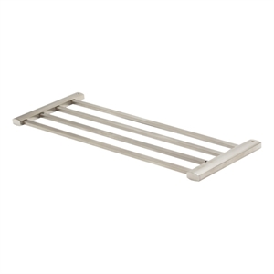 ALFI brand AB9539-BN Brushed Nickel 24 inch Towel Bar & Shelf Bathroom Accessory