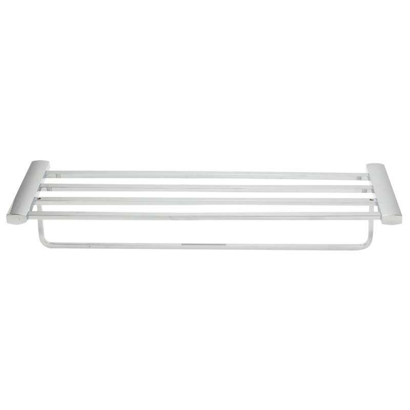 ALFI brand AB9539-PC Chrome 24 inch Towel Bar & Bathroom Accessory
