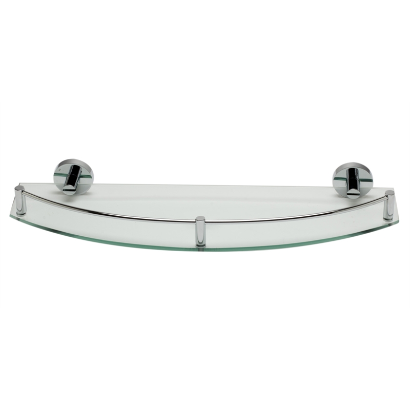 ALFI brand AB9547 Chrome Wall Mounted Glass Shower Bathroom Accessory