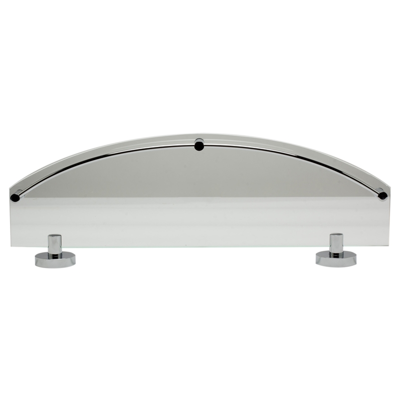 ALFI brand AB9547 Chrome Wall Mounted Glass Shower Bathroom Accessory