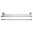 ALFI brand AB9596 Polished Chrome 24 inch Towel Bar & Shelf Bathroom Accessory