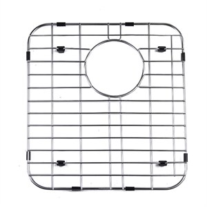 ALFI brand GR512L Left Side Solid Stainless Steel Kitchen Sink Grid