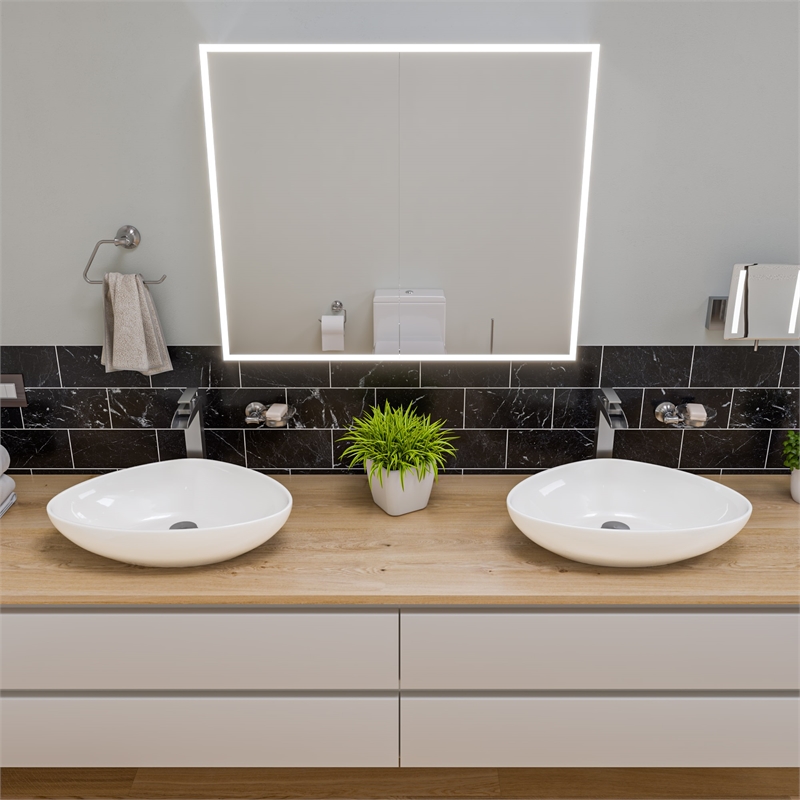 ALFI brand AB9521-BN Brushed Nickel 6 Piece Matching Bathroom Accessory Set