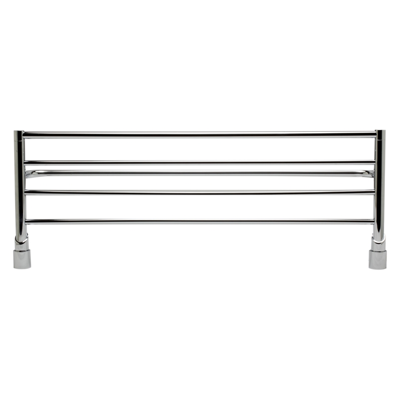 ALFI brand AB9523 Polished Chrome 24 inch Towel Bar & Shelf  Bathroom Accessory