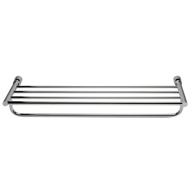 ALFI brand AB9523 Polished Chrome 24 inch Towel Bar & Shelf  Bathroom Accessory
