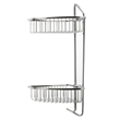 ALFI brand AB9532 Chrome Corner Mounted Basket Shower Bathroom Accessory