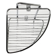 ALFI brand AB9532 Chrome Corner Mounted Basket Shower Bathroom Accessory