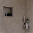 ALFI brand AB9532 Chrome Corner Mounted Basket Shower Bathroom Accessory