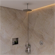 ALFI brand AB9532 Chrome Corner Mounted Basket Shower Bathroom Accessory