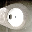 EAGO JA1010 White Ceramic Bathroom Bidet with Elongated Seat