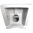 EAGO JA1010 White Ceramic Bathroom Bidet with Elongated Seat