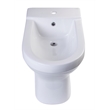 EAGO JA1010 White Ceramic Bathroom Bidet with Elongated Seat