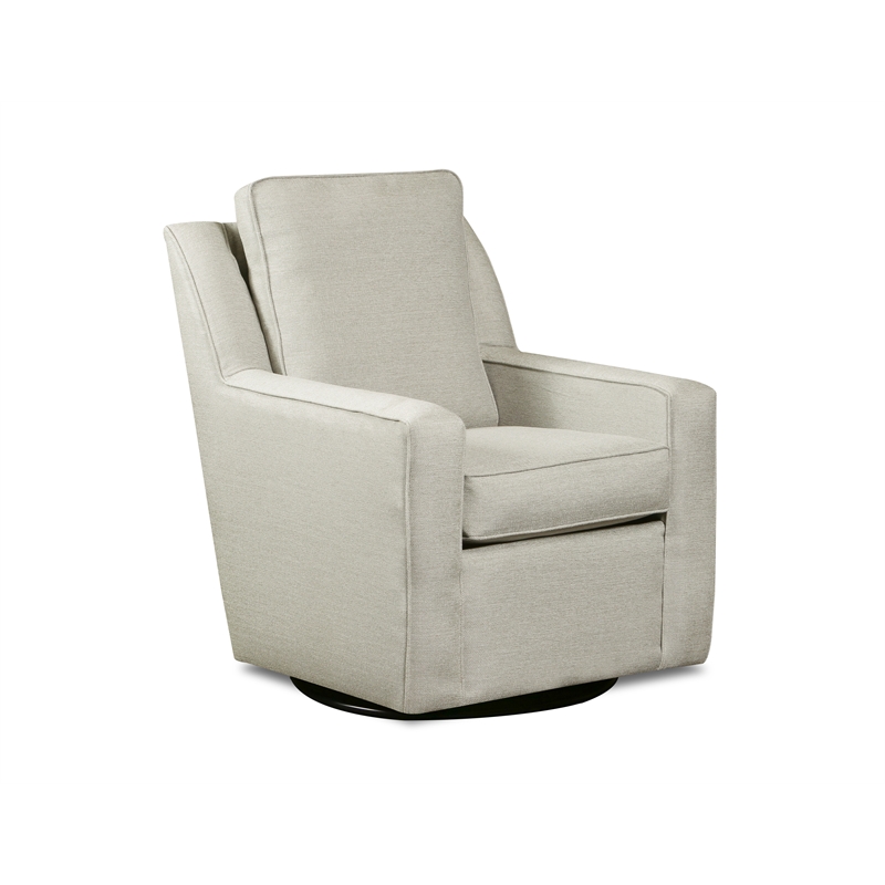 The 1st Chair Miley Swivel Glider with Millionaire Fabric - Made In USA