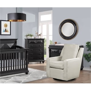 The 1st Chair Miley Swivel Glider with Millionaire Fabric - Made In USA