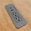 Raffel Systems 120V(x2) USB-A & USB-C PD Power Station w/ Extension Cord - Black