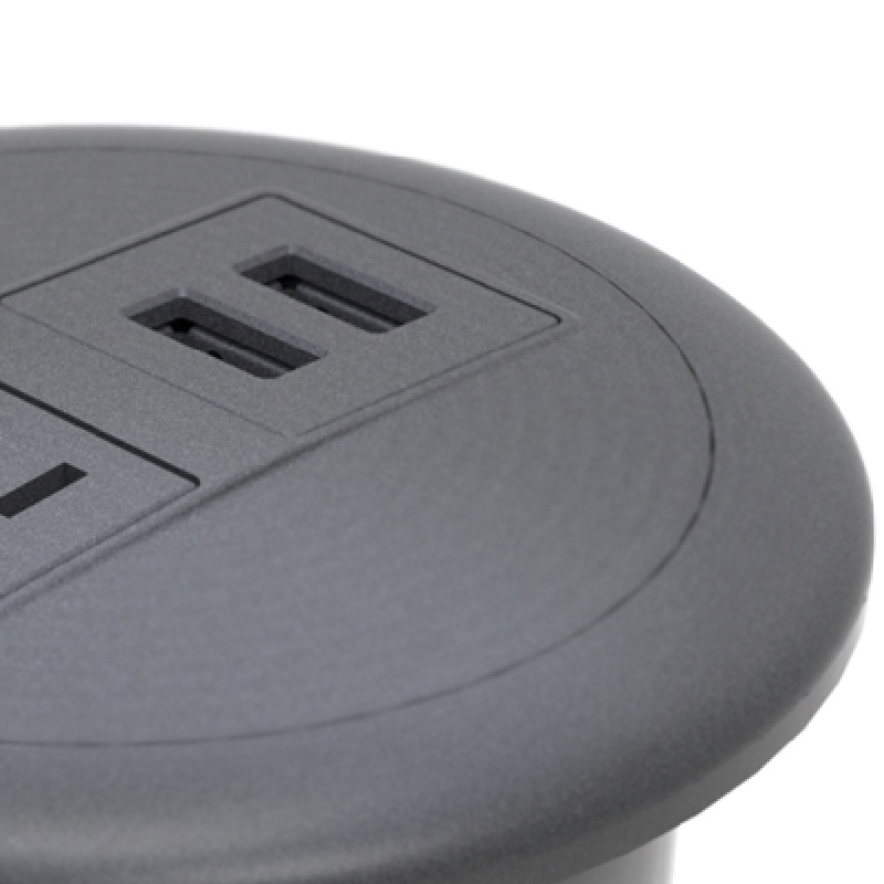 Raffel Systems USB-A Dome  120V Power Station - Black