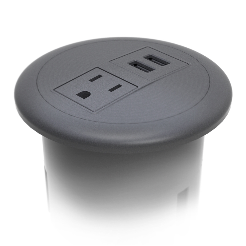 Raffel Systems USB-A Dome  120V Power Station - Black