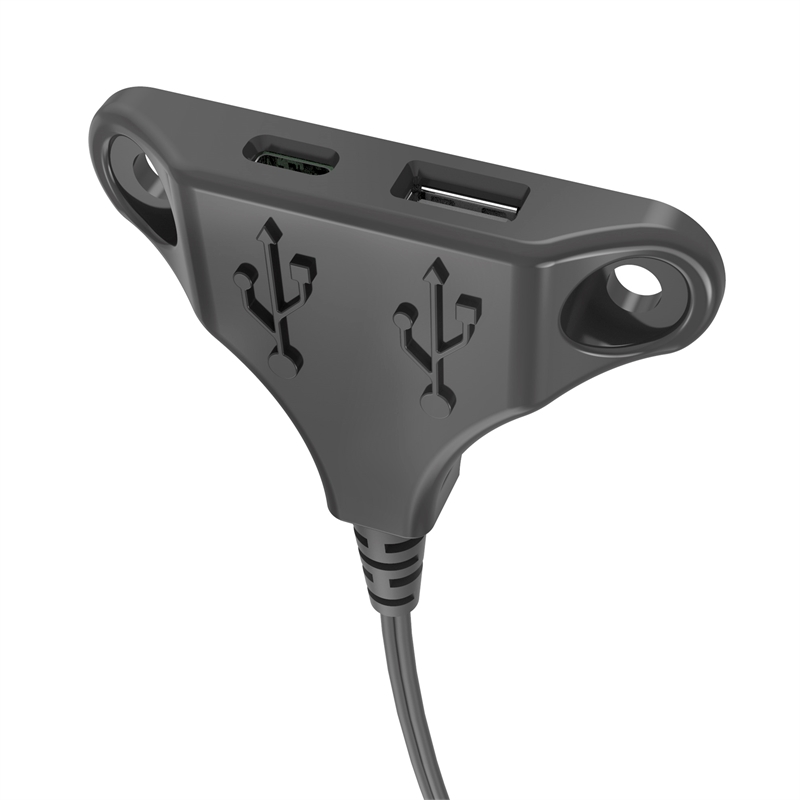 Raffel Systems USB-A & USB-C Stingray - Black
