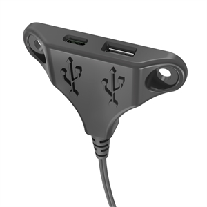 Raffel Systems USB-A & USB-C Stingray - Black