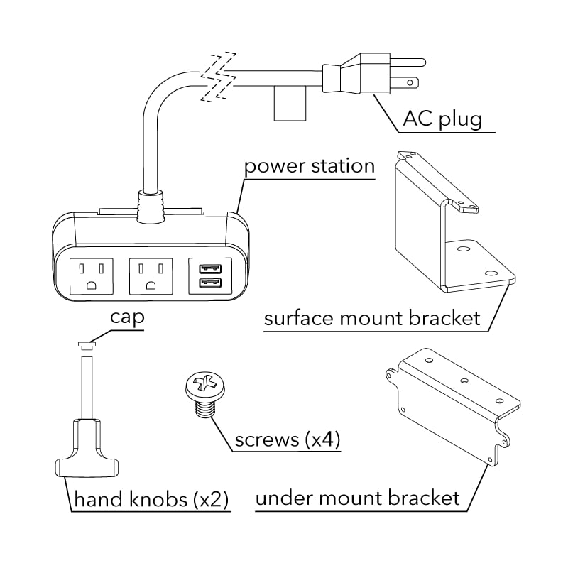 Raffel Systems Edge Power Station - White
