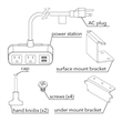Raffel Systems Edge Power Station - White