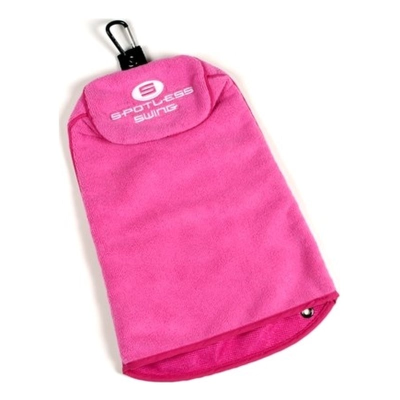 Brightspot Spotless Swing Golf Towel in Pink