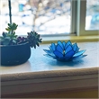 Brightspot Moonshadow Capiz Shell Tea Light Holder in Blue
