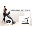 FYC Portable Electric 2.5HP Folding Treadmills w/ Bluetooth & Incline in Balck