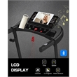 FYC Portable Electric 2.5HP Folding Treadmills w/ Bluetooth & Incline in Balck